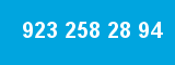 923 258 28 94 923 258 28 94